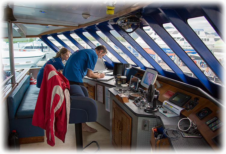 On board Reef Explorer in Cairns