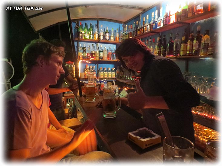 Aladdin's adventure at TUK TUK cocktail bar in Siem Reap, Cambodia