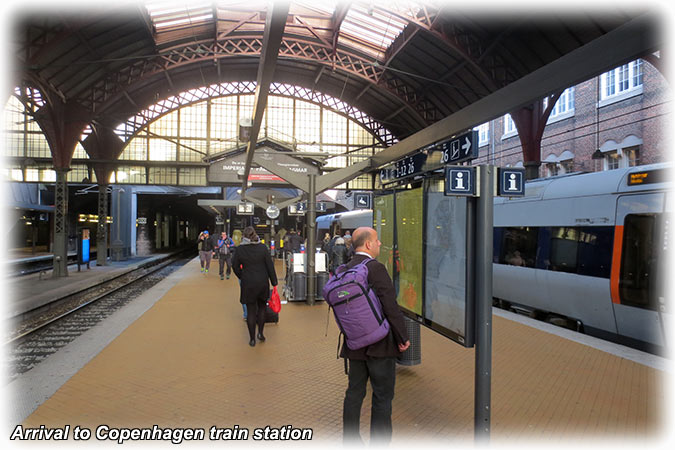 Copenhagen train station