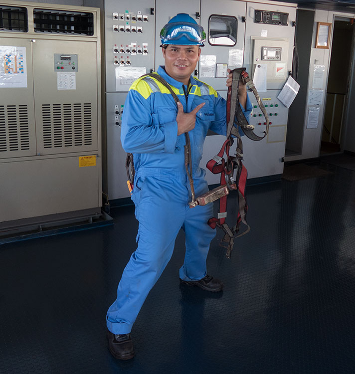 Aladdin's adventure on board M/T Karen Maersk