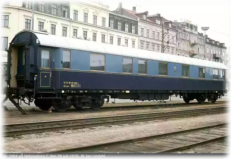 Kungavagnen S3K 2904 at Helsingborg train station