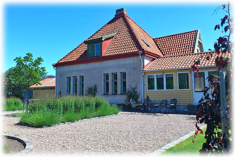 The railway station at Strandbaden