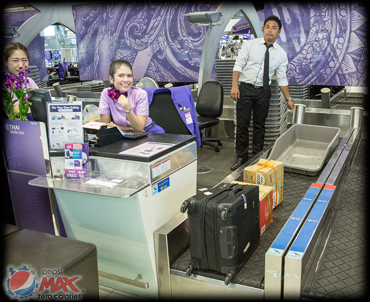 Pepsi MAX at Suvarnabhumi International Airport in Bangkok