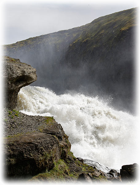 Gullfoss, the beautiful double “Golden Falls”