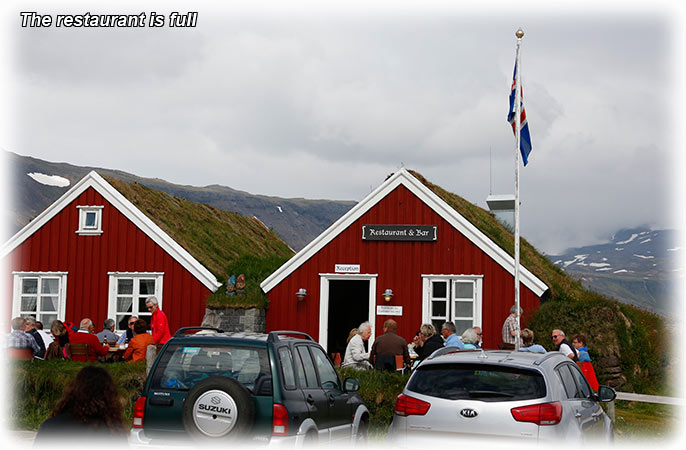 Lunch at Snjófell Restaurant in Arnastapi