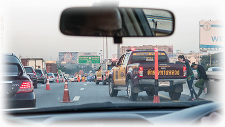 Bangkok Road accident