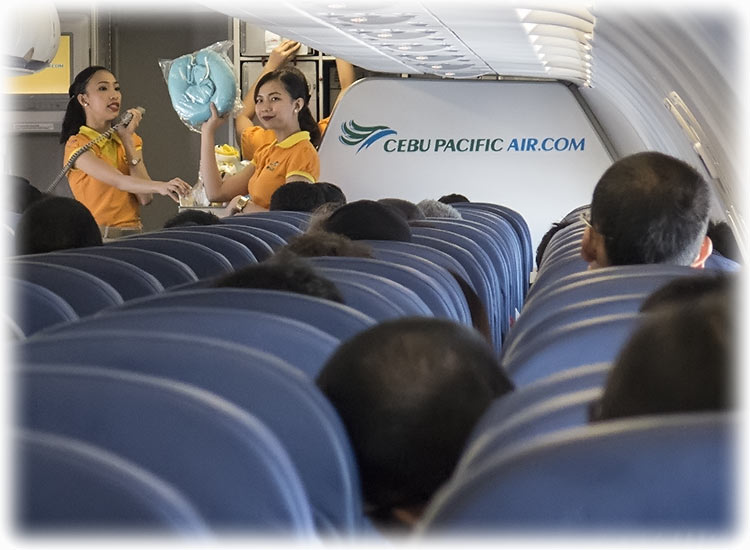 Cebu Pacific, flight 5J-328 to Manila