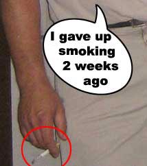 Giving up smoking