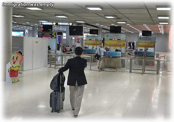 Premium Lane at Suvarnabhumi Airport