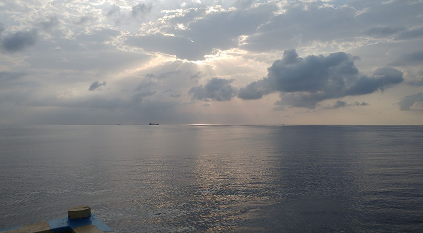 Aladdin's adventure on board M/T Ribe Mærsk/ Ribe Maersk in Djibouti