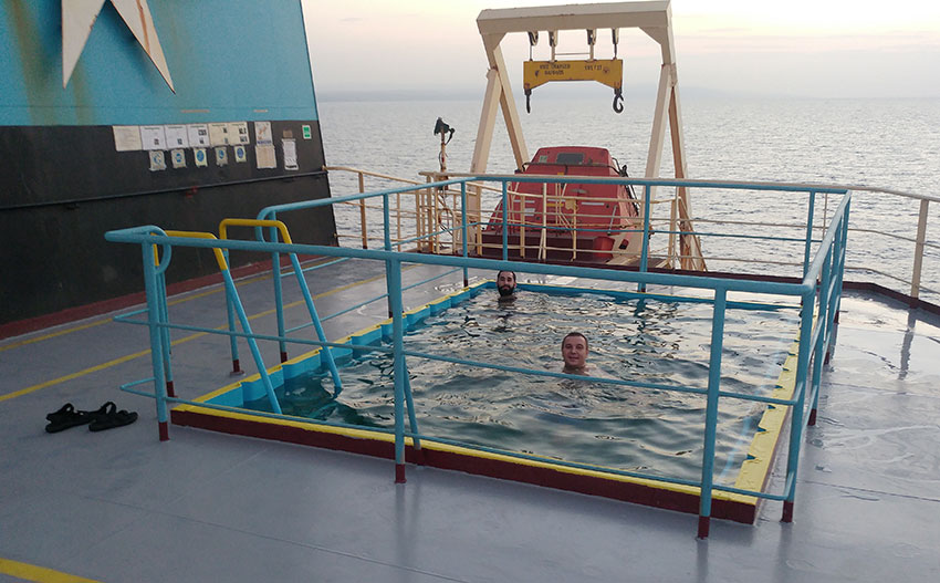 Aladdin's adventure on board M/T Ribe Mærsk/ Ribe Maersk in Djibouti