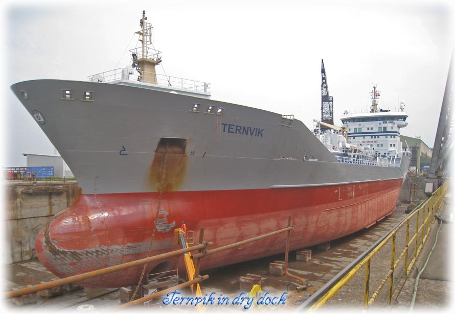 Aladdin's adventure at Odense Shipyard with M/T Ternvik